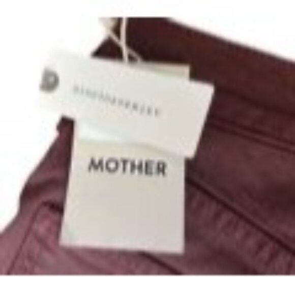 MOTHER Patch Pocket Undercover Sneak Jeans Friar Brown | Size 27 New with Tags - Picture 10 of 16